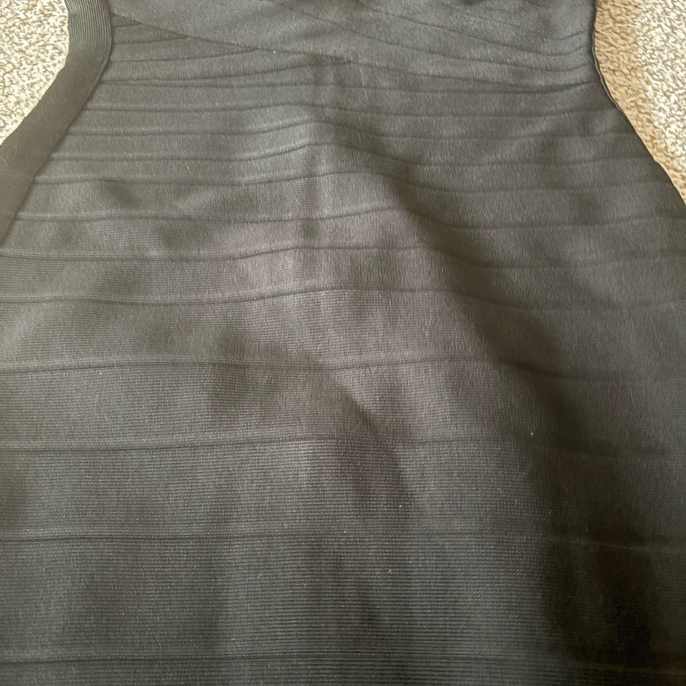 Herve Leger Black Midi Dress - Picture 12 of 14